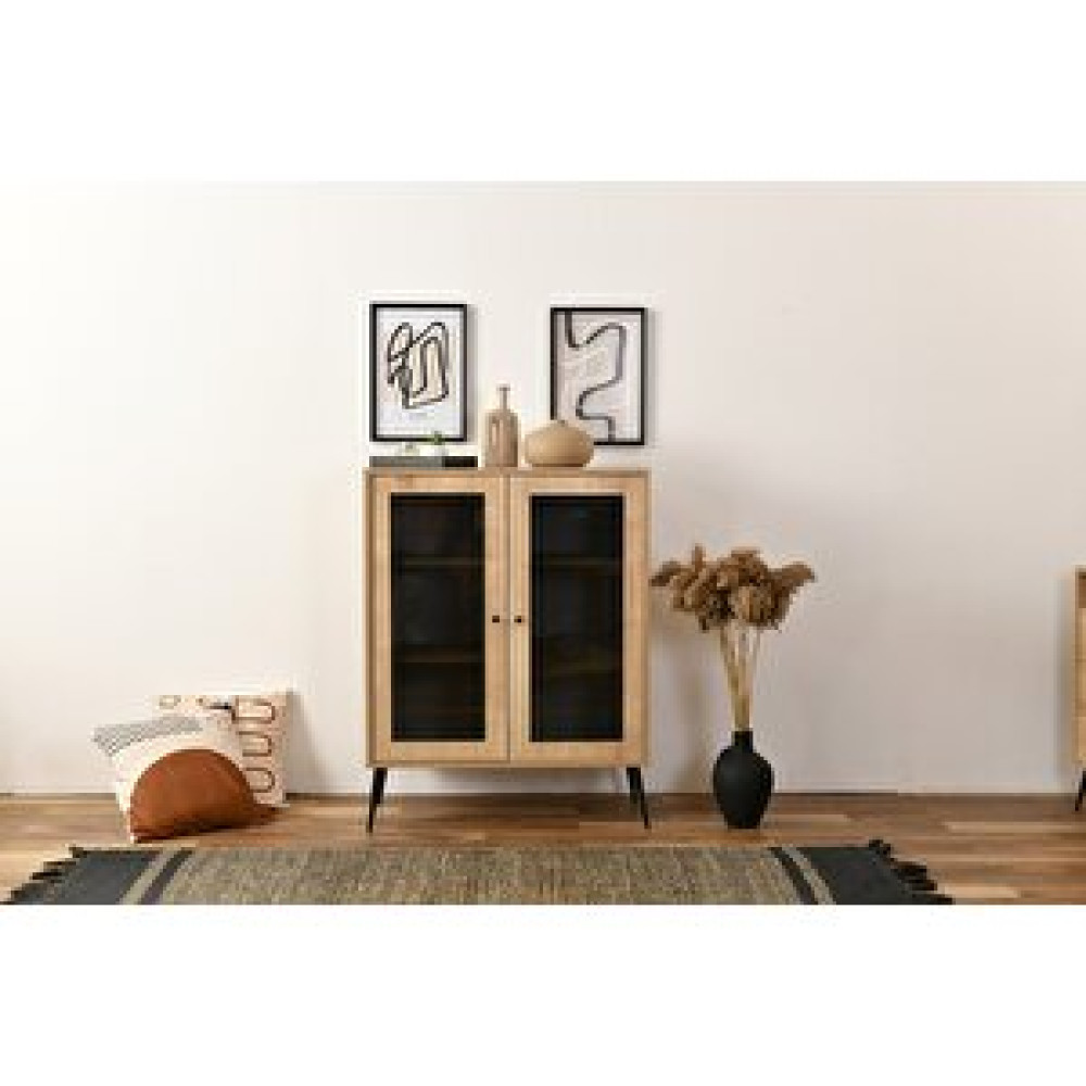 Vow Home Living Calvin Büfe Cam Kapak Detaylı Konsol Mobilya Fiyatı