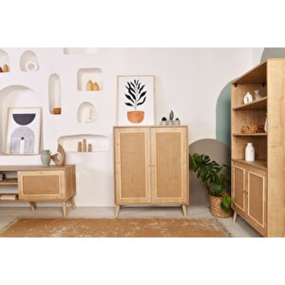 Vow Home Living Calvin Büfe Jüt Kumaş Konsol Mobilya Fiyatı