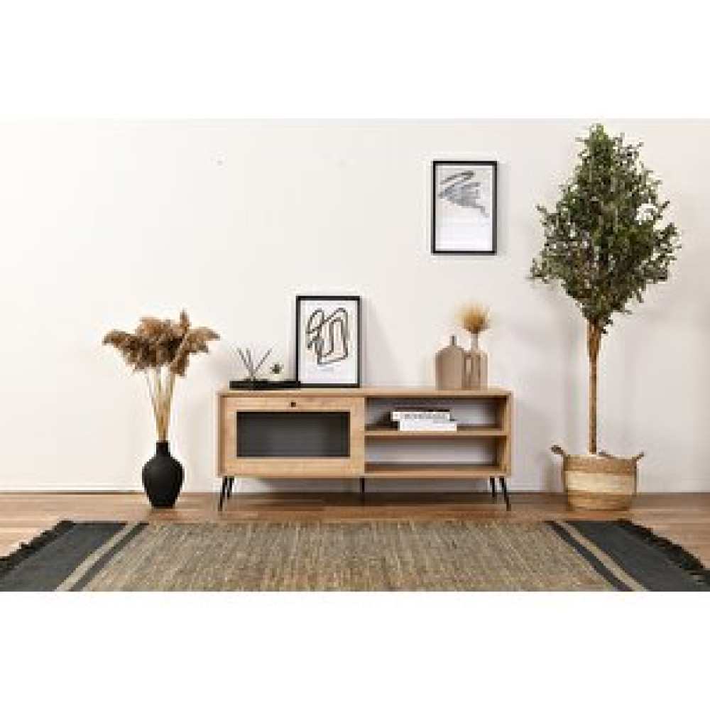 Vow Home Living Calvin Tel Detaylı Tv Ünitesi, 140 Cm Tv Ünitesi / Sehpası Fiyatı