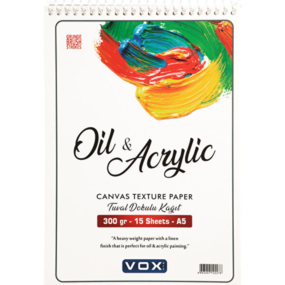 Vox Art 300 gr Akrilik Boya Defteri A5 15 Yaprak Defter Fiyatı