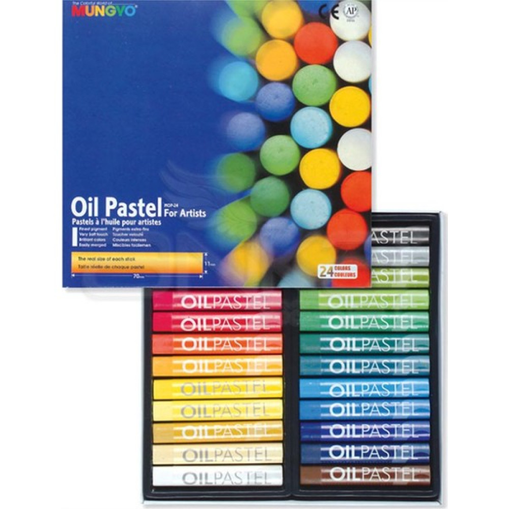 Vox Art Mungyo 24'lü Oil Pastel Set Yağlı Pastel 24'lü Set Pastel Boya Fiyatı
