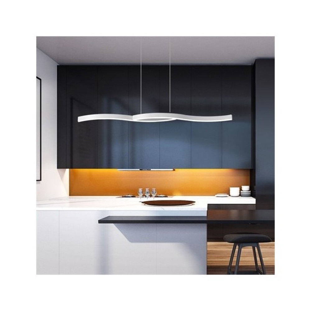 voxlamp lighting solutions Samsung Ledli Ikili Su Yolu Sarkıt LED Avize 120 cm - Siyah - 2'li Avize Fiyatı