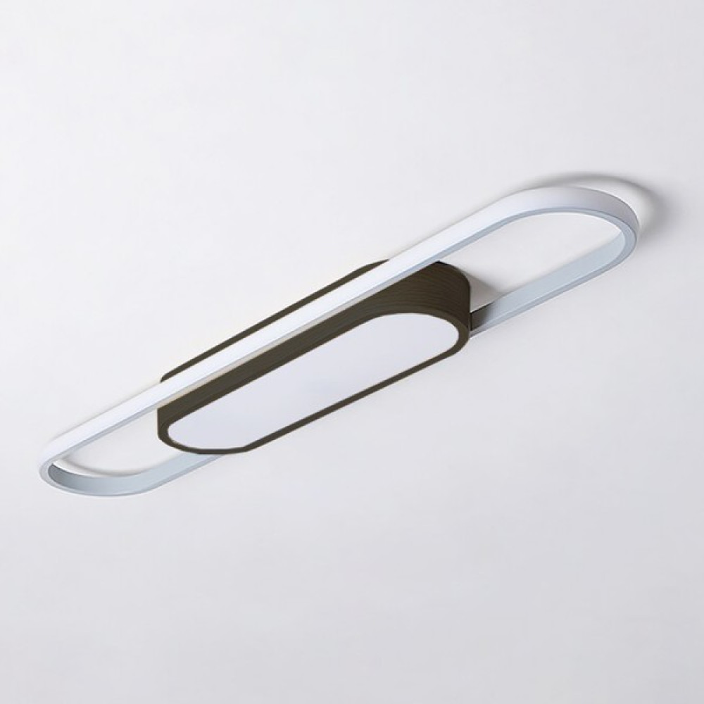 voxlamp lighting solutions voxlamp Burn Plafonyer 40x16 Cm Çevresinde Eko Profil 70 Cm LED Avize - 3000K - Günışığı Armatür Fiyatı