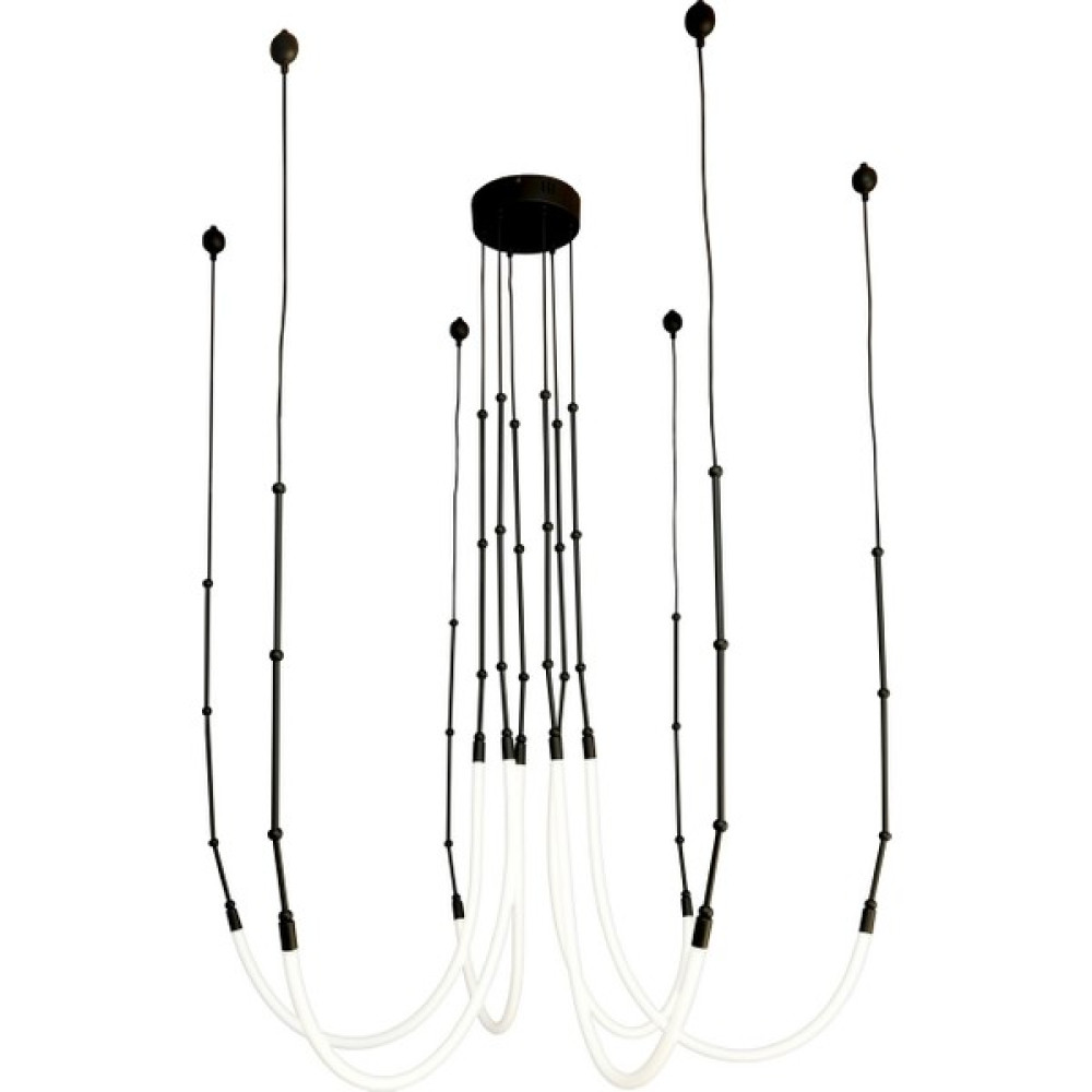 voxlamp lighting solutions Yüksek Tavan Sarkıt Led Avize Ple x us - Siyah Avize Fiyatı