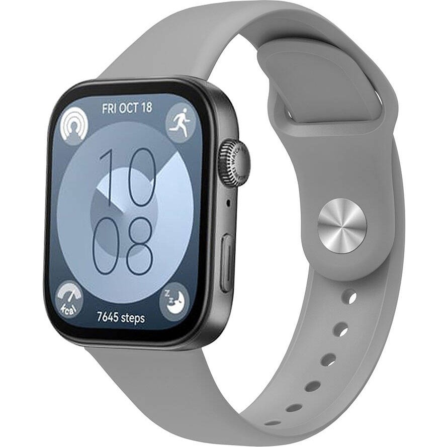 Voyo Huawei Watch Fit 5 / Fit 4 / Fit 3 ve Pro'lar Soft Dayanıklı Silikon Yumuşak Kordon - Gri Akıllı Saat Aksesuarı Fiyatı