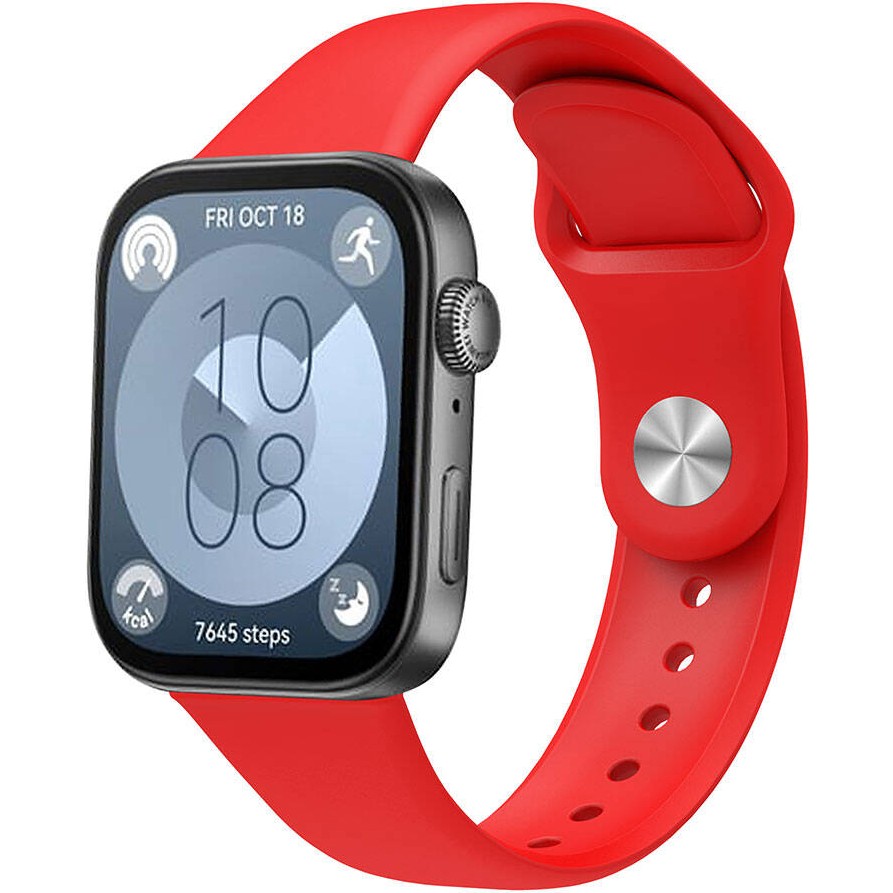 Voyo Huawei Watch Fit 5 / Fit 4 / Fit 3 ve Pro'lar Soft Dayanıklı Silikon Yumuşak Kordon - Kırmızı Akıllı Saat Aksesuarı Fiyatı