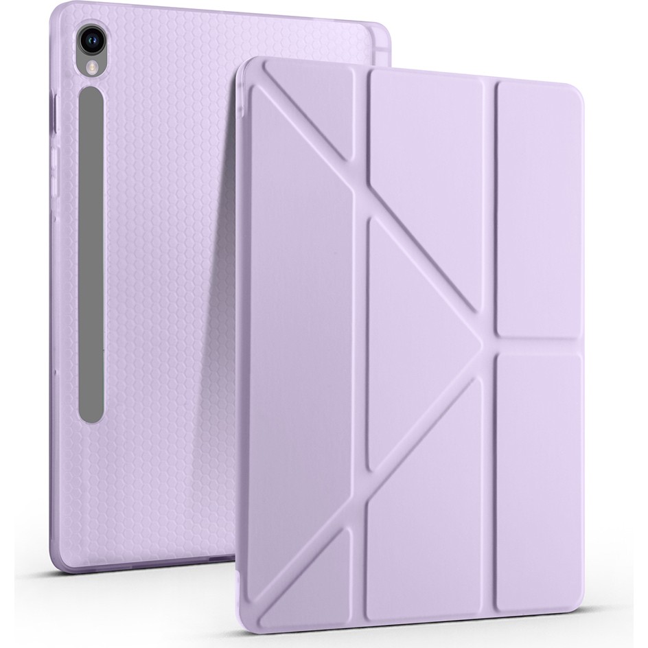 Voyo Samsung Galaxy S10 Fe Uyumlu Standlı Fold Kılıf Sağlam Kalem Bölmeli Kapak Vyfolding - Lila Cep Telefonu Kılıfı Fiyatı
