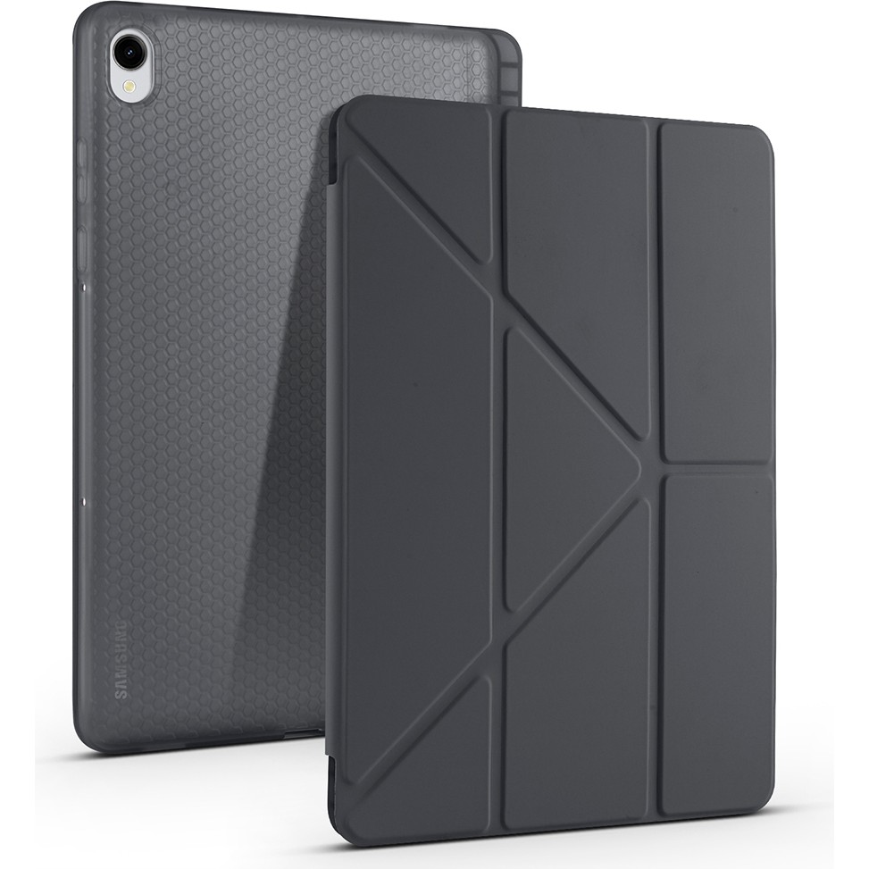 Voyo Samsung Galaxy S11 Uyumlu Standlı Fold Kılıf Sağlam Kalem Bölmeli Kapak Vyfolding - Galaxy Tab S11 - Siyah Tablet Kılıfı Fiyatı
