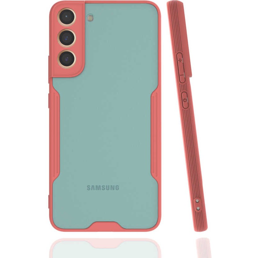 Voyo Samsung Galaxy S22 Kılıf Silikon ve Renkli Koruyucu Kapak - Pembe Cep Telefonu Kılıfı Fiyatı