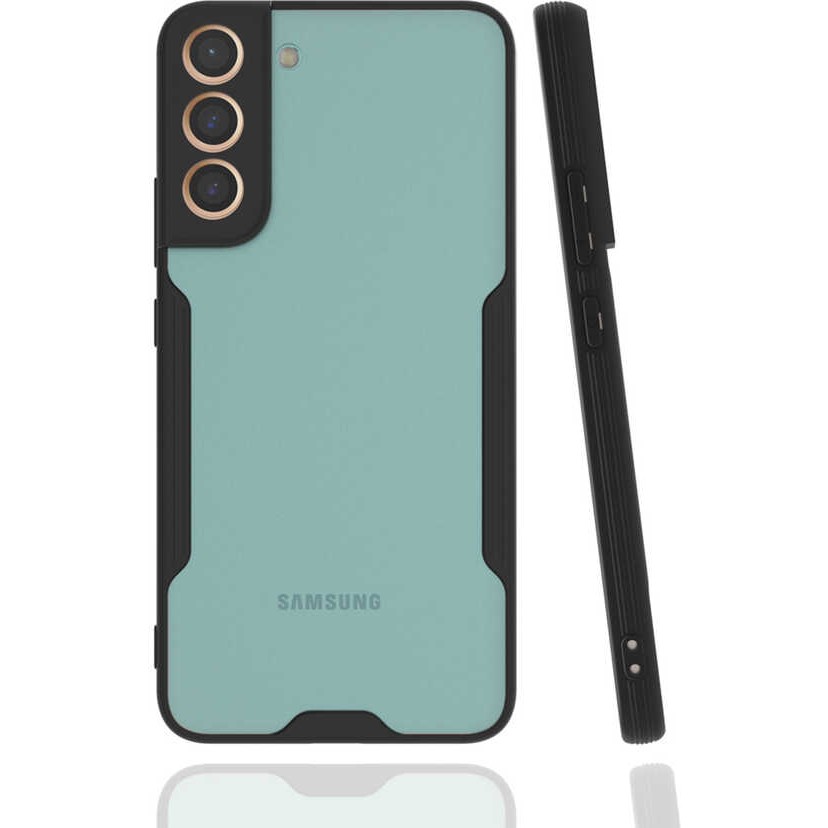 Voyo Samsung Galaxy S22 Kılıf Silikon ve Renkli Koruyucu Kapak - Siyah Cep Telefonu Kılıfı Fiyatı