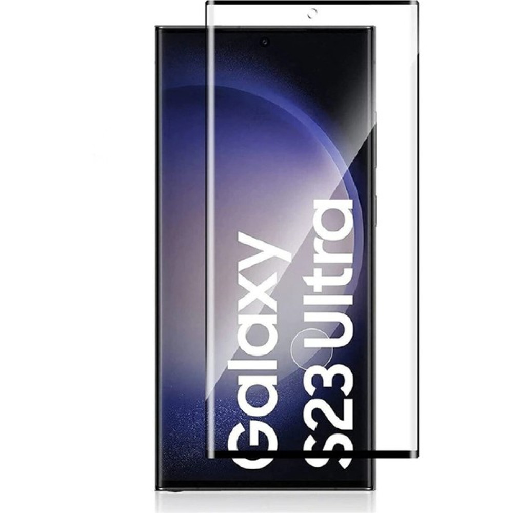Voyo Samsung Galaxy S23 Ultra Eğimli Ekran Koruyucu Curved Nano Voyo - Siyah Cep Telefonu Ekran Koruyucusu Fiyatı