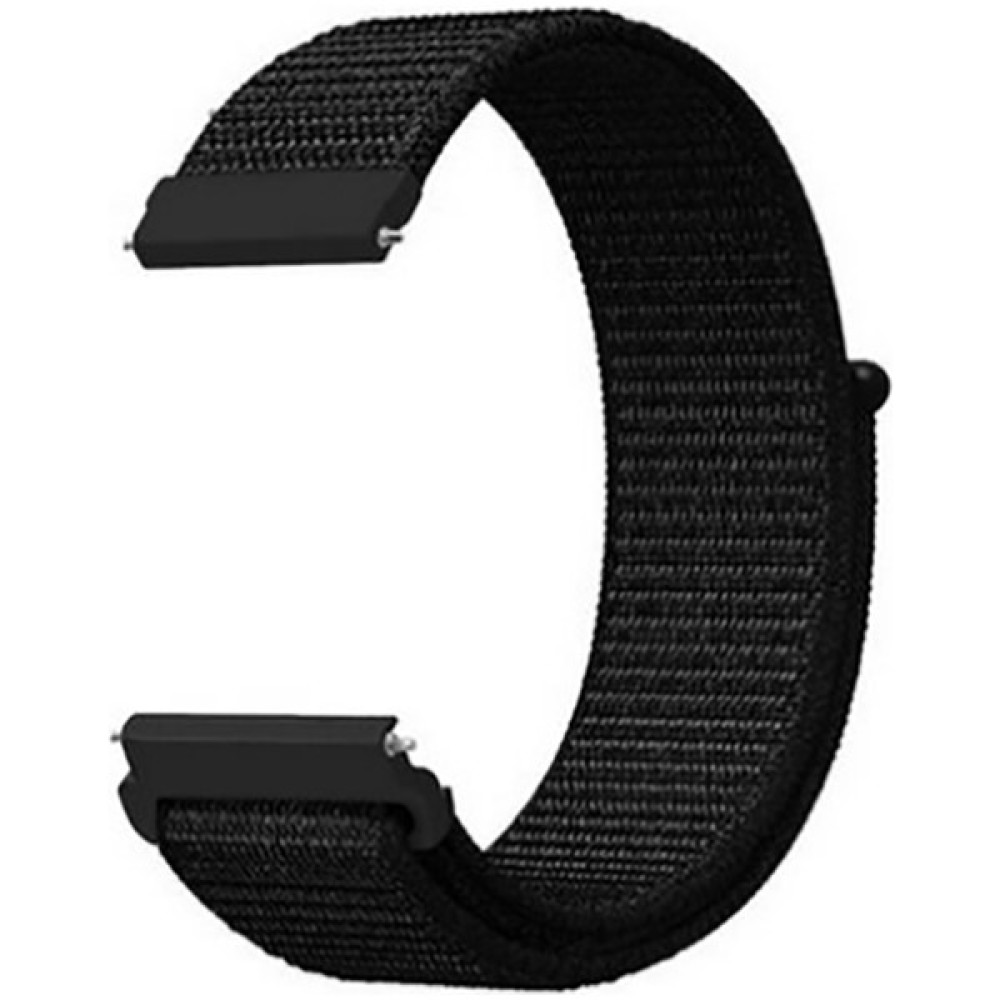 Voyo Samsung Galaxy Watch 6 Classic 47MM ve 43MM Saat Kordon Kayış Kumaş Hasır Örgü Strap - Siyah - Watch 6 Classic 43mm ve 47mm Giyilebilir Teknoloji Aksesuarları Fiyatı