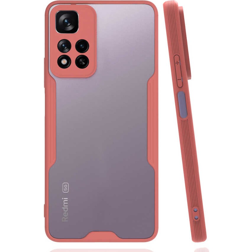 Voyo Xiaomi Redmi Note 11 Pro Kılıf Silikon ve Renkli Koruyucu Kapak - Pembe Cep Telefonu Kılıfı Fiyatı