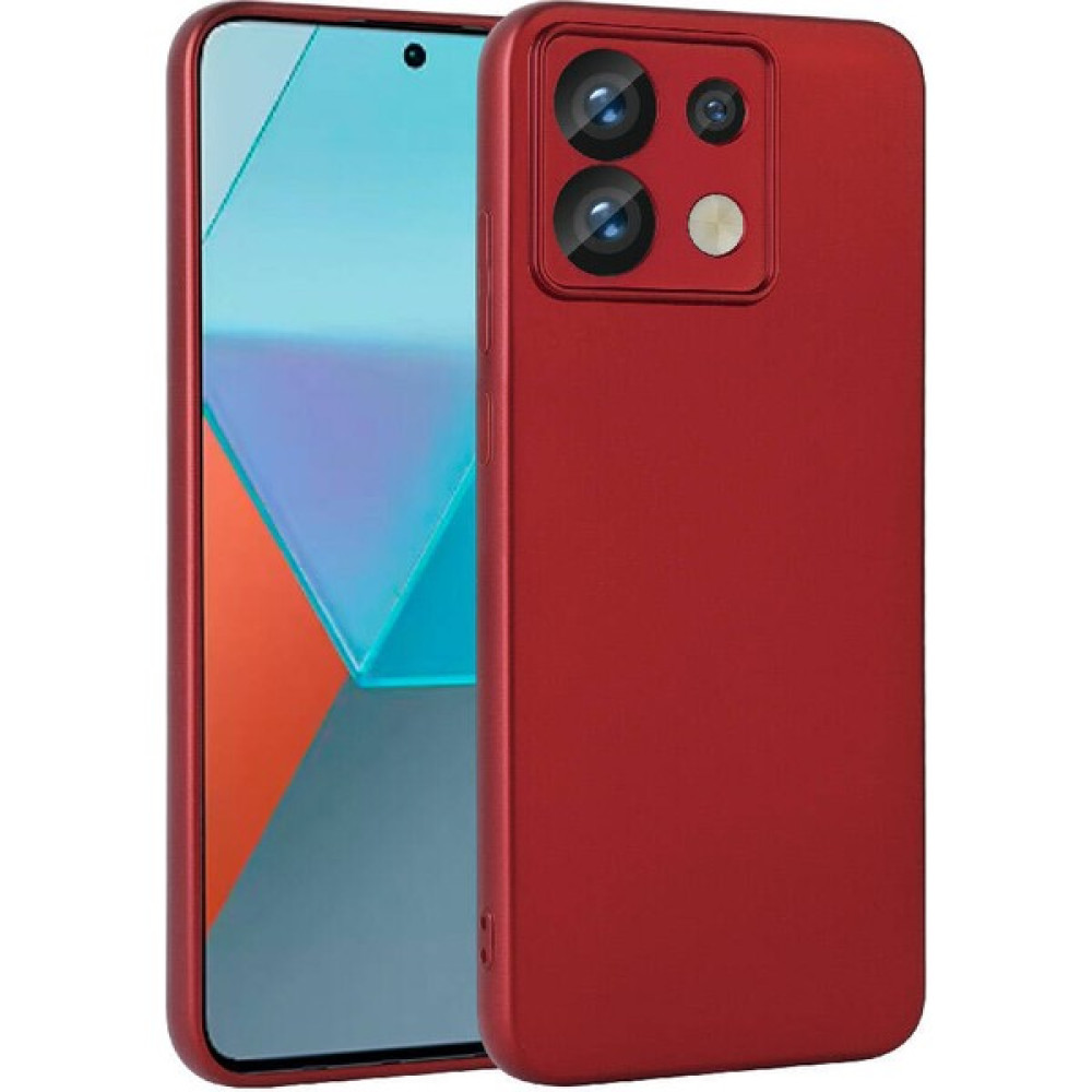 Voyo Xiaomi Redmi Note 13 Pro 5g Kılıf Soft ve Pürüzsüz Silikon Kapak - Kırmızı Cep Telefonu Kılıfı Fiyatı