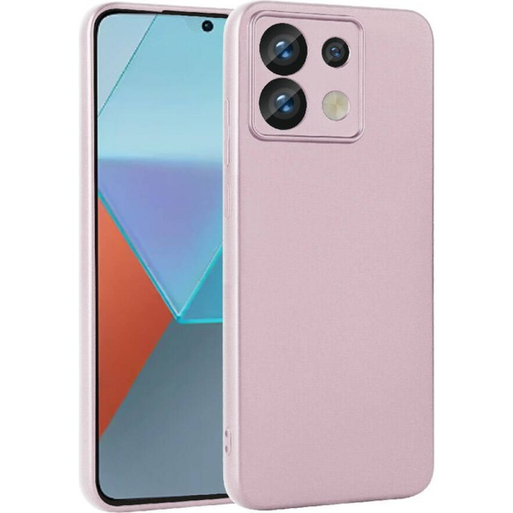 Voyo Xiaomi Redmi Note 13 Pro 5g Kılıf Soft ve Pürüzsüz Silikon Kapak - Rose Gold Cep Telefonu Kılıfı Fiyatı
