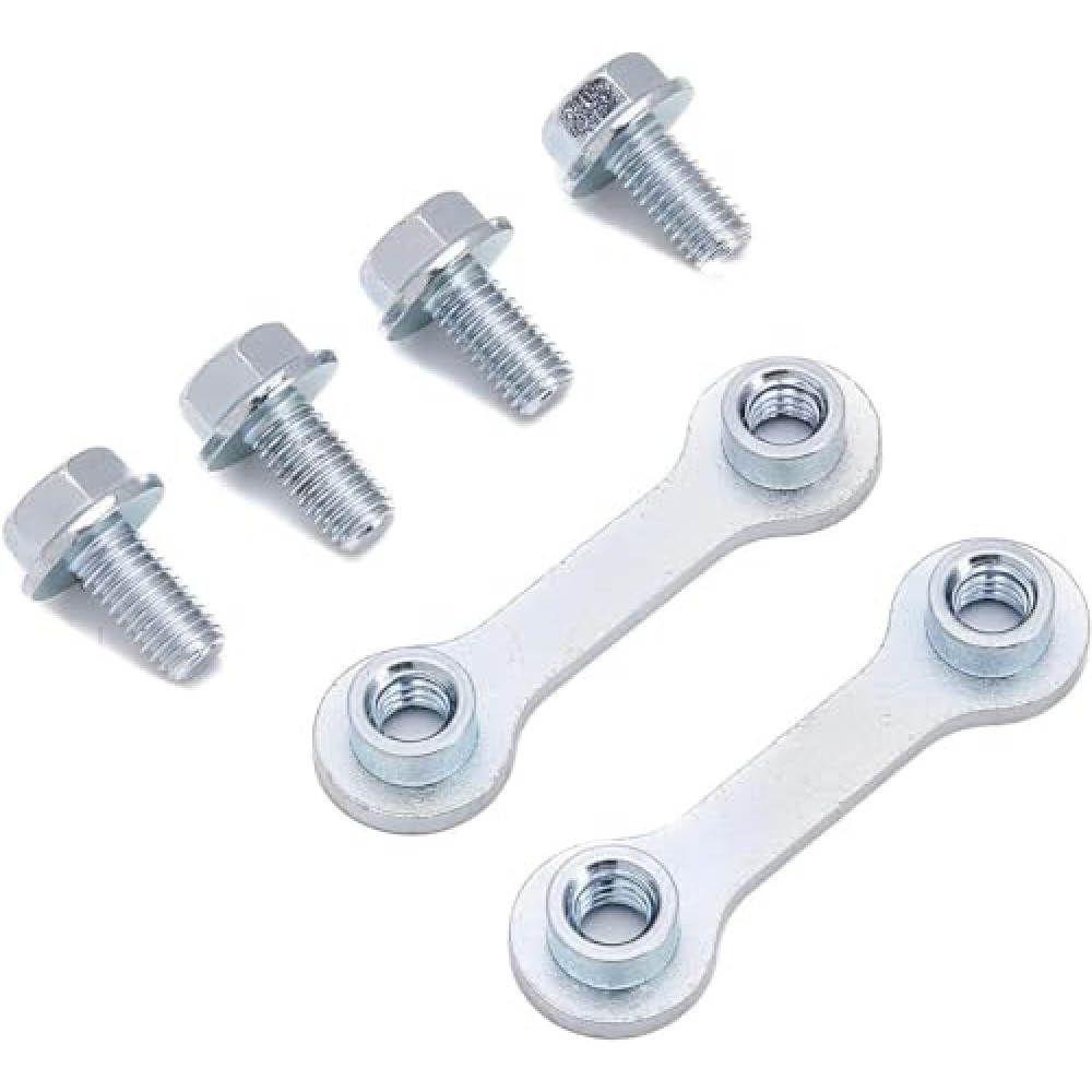 VPZMT Fits for Vance and Hines Exhaust Hardware Kit 2 Bone Link Blocks and 4 Bolts 21989