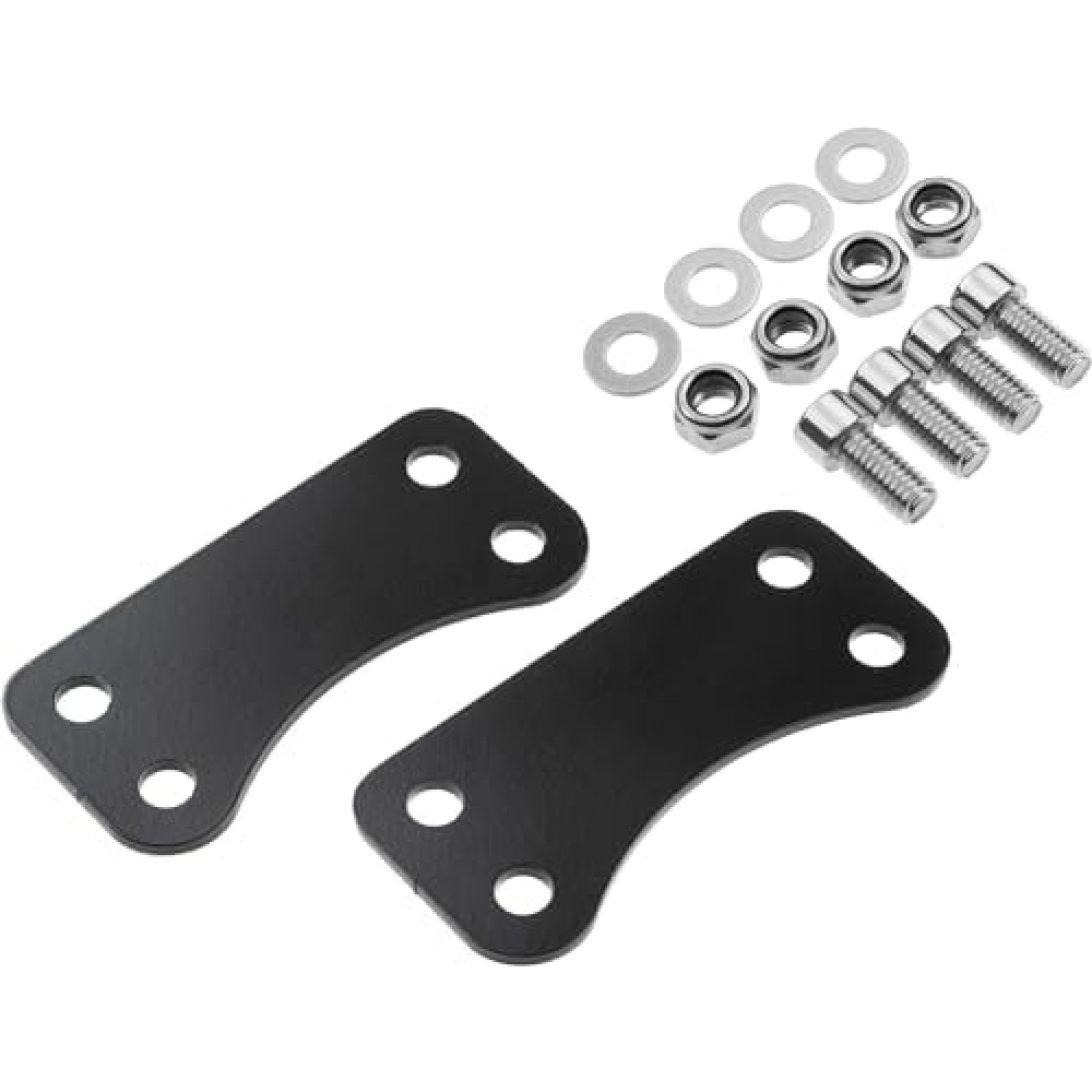 VPZMT Front 21'' Wheel Fender Risers/Lift Brackets Adapter Set for 2014-2024 Harley Touring Electra Glide Road Glide Road King Street Glide (21" Wheel Fender Risers Brackets-Black)