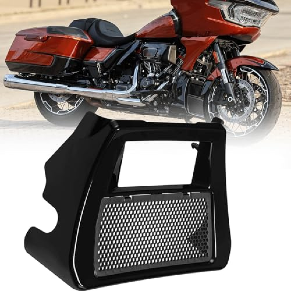VPZMT Front Chin Spoiler Lower Radiator Cover Fits for Harley Davidson/Road Glide/Street Glide/CVO 2023-2024 Touring Models, Replace# 57200457