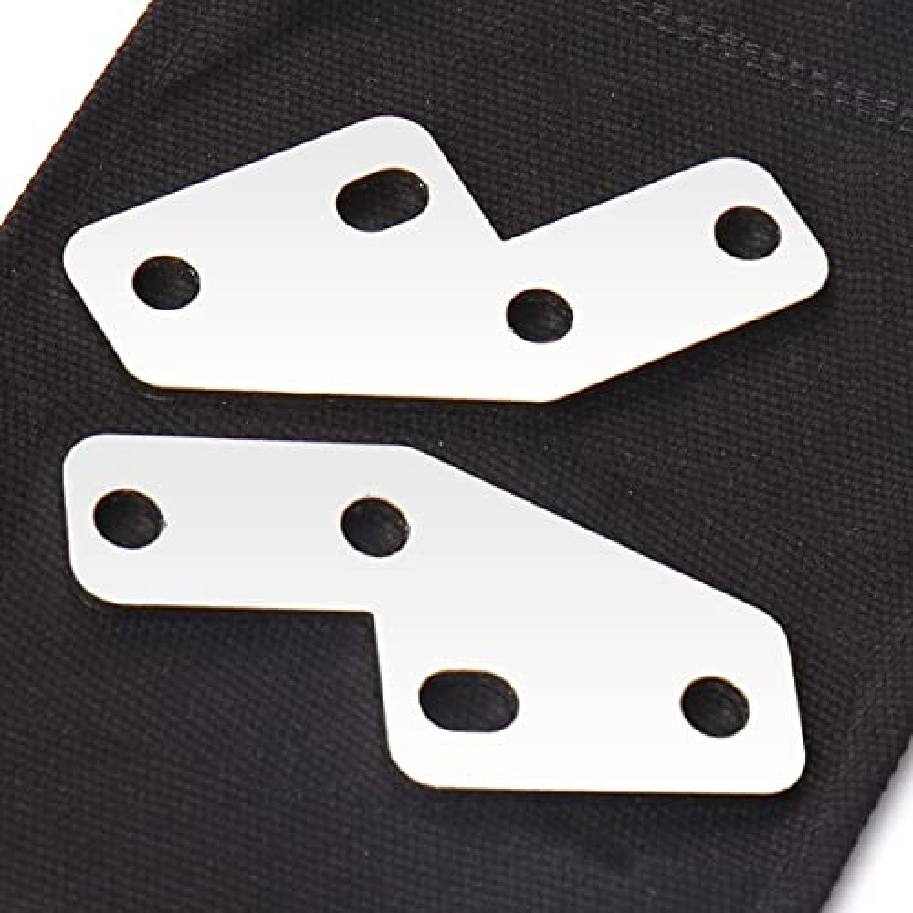VPZMT Rear Fender Grab Bar Eliminator Bracket Set Replace Fits for Harley Touring Electra Glide Dyna Bagger (Sliver)