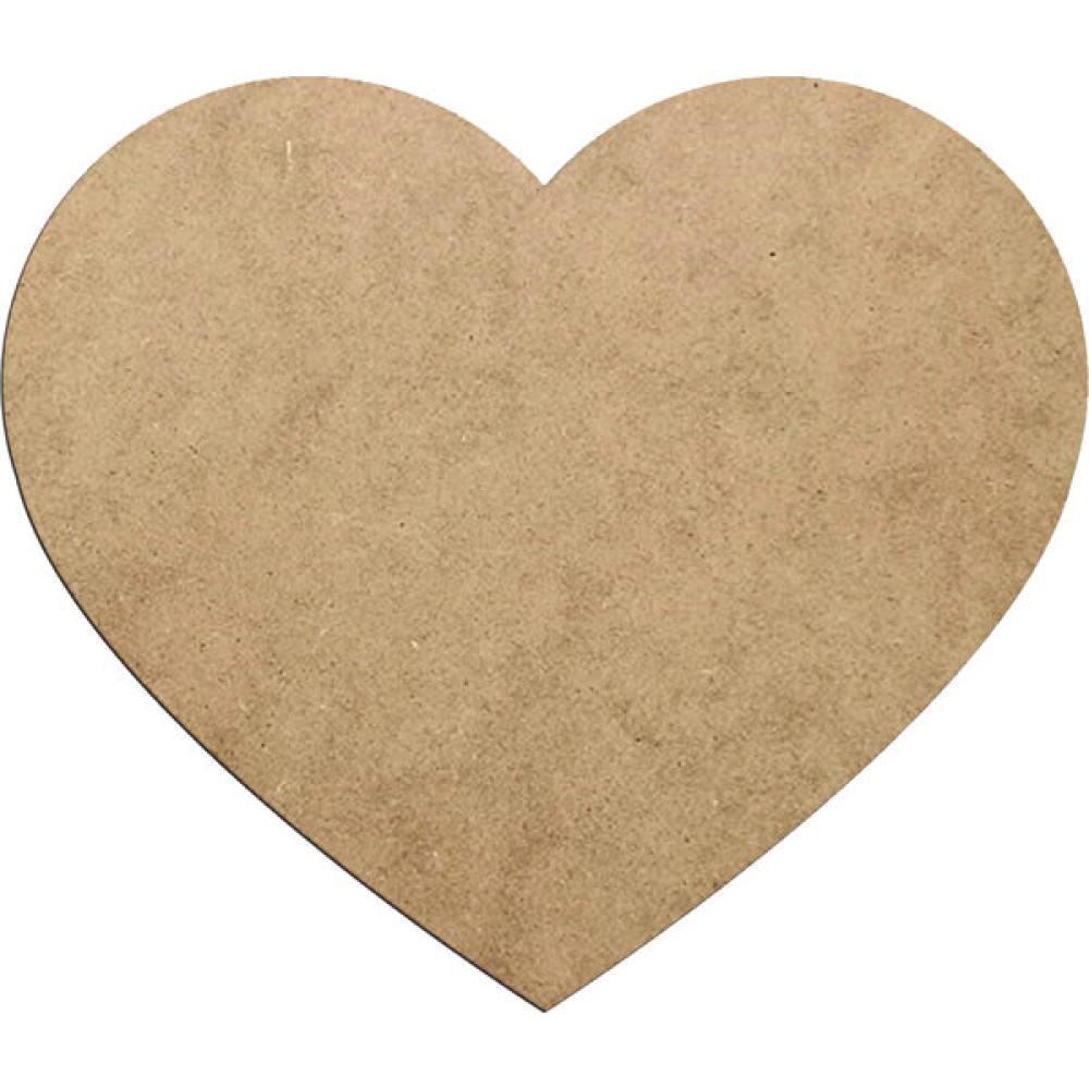 VRDEPO Ham Mdf Duralit Kalp Supla 12 Adet - 33 cm - 3 mm - 2.7 mm Sanatsal Malzemeler Fiyatı