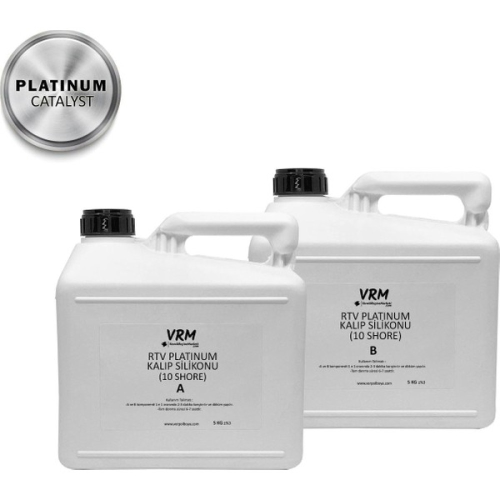 VRM Vernikrecinemarketi Rtv-2 Platinum Kalıp Silikonu (10 Shore) 10 kg Oto Boyaları Fiyatı