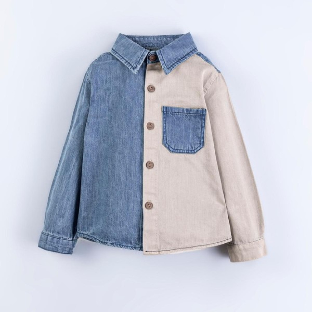 VTS Erkek 2 Renk Çocuk Kot Gömlek Ceket Kız Çocuk Sweatshirt Fiyatı