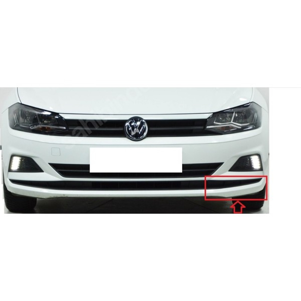 VW Polo 2017-2020 Tampon Süs Çıtası Sol Siyah Oto Boyaları Fiyatı