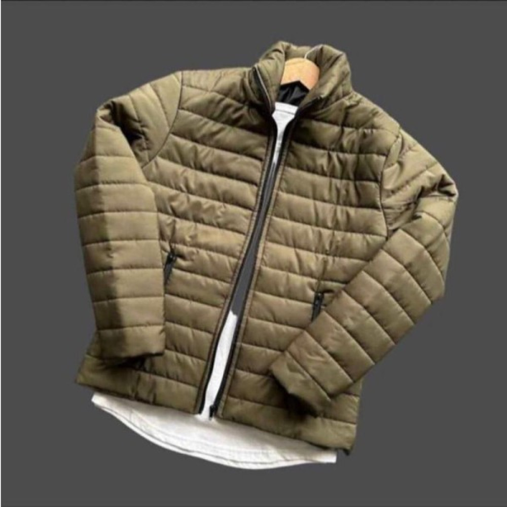 VYZ Fashion Haki Yeşil Astarlı Slim Fit Erkek Mont Erkek Mont Fiyatı