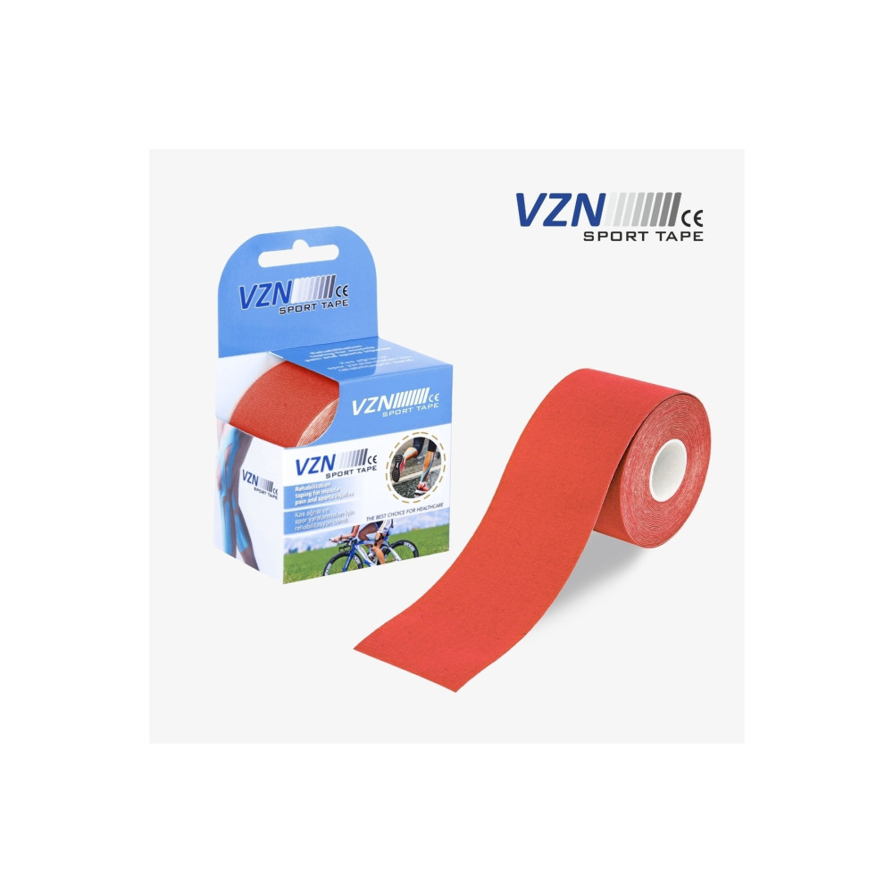 VZN Ağrı Bandı - Kinesio Bant - Sporcu Bandı - Ağrı Bandı 5cmx5m Kırmızı Renk Sağlık Fiyatı