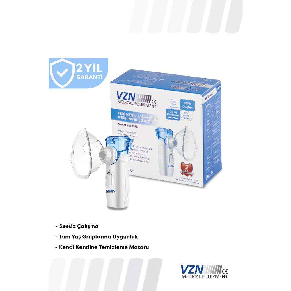 VZN Yeni Nesil Taşınabilir Mesh Nebülizatör Ys35 Sağlık Fiyatı