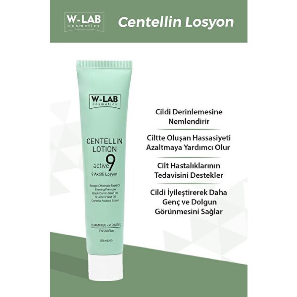 W-Lab Kozmetik Centellin 9 Aktifli Losyon 50 Ml Nemlendiriciler Fiyatı