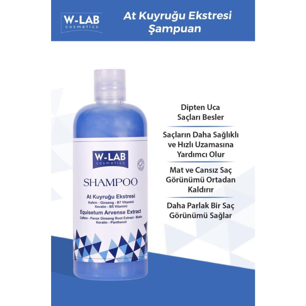 W-Lab Kozmetik Hızlı Uzamaya Yardımcı Bakım Şampuanı 400 ML Şampuan ve Saç Kremi Fiyatı