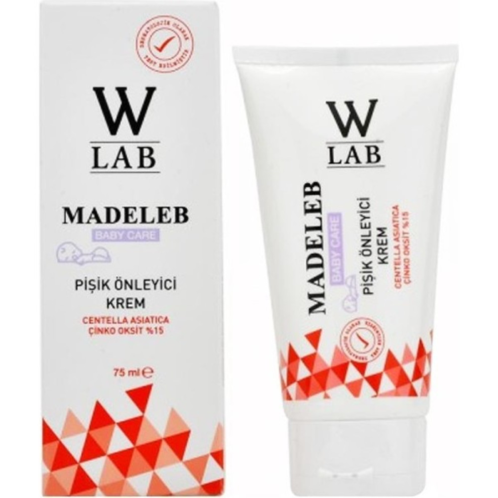 W-Lab Madeleb Baby Care Bez Bölgesi Bakım Kremi 75 ml - Beyaz Bebek Bakım Fiyatı