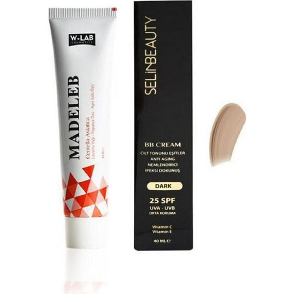 W Lab Madeleb Krem 40 ml + Selin Beauty Bb Cream Dark SPF25 40 ml Cilt ve Yüz Bakımı Fiyatı