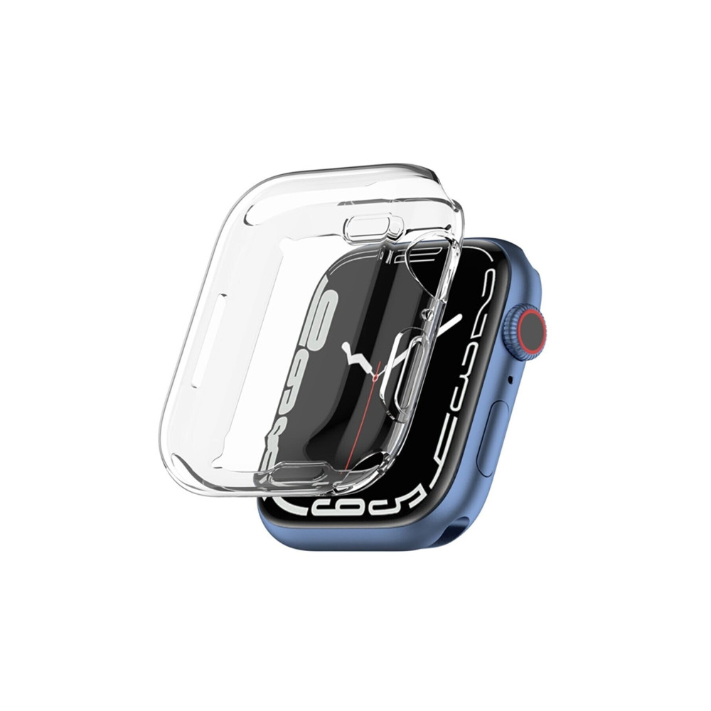 W wopiece Apple Watch Uyumlu 41 mm Seffaf Silikon 360 Tam Koruma Yumuşak Ekran Koruyucu Akıllı Saat Aksesuarı Fiyatı