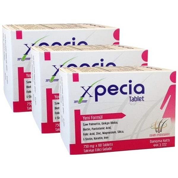 W Xpecia (Kadın) 60 Tablet x 3 Adet Diğer Fiyatı