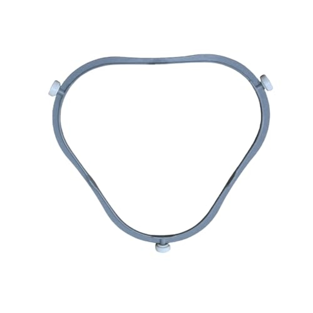 W11252182 8206227 Microwave Turntable Ring, Rotating Ring Roller 8206227, Middle Glass Plate Tray Support Holder, Replacement Inner Ring for Microwave Oven Glass Turntable Plate