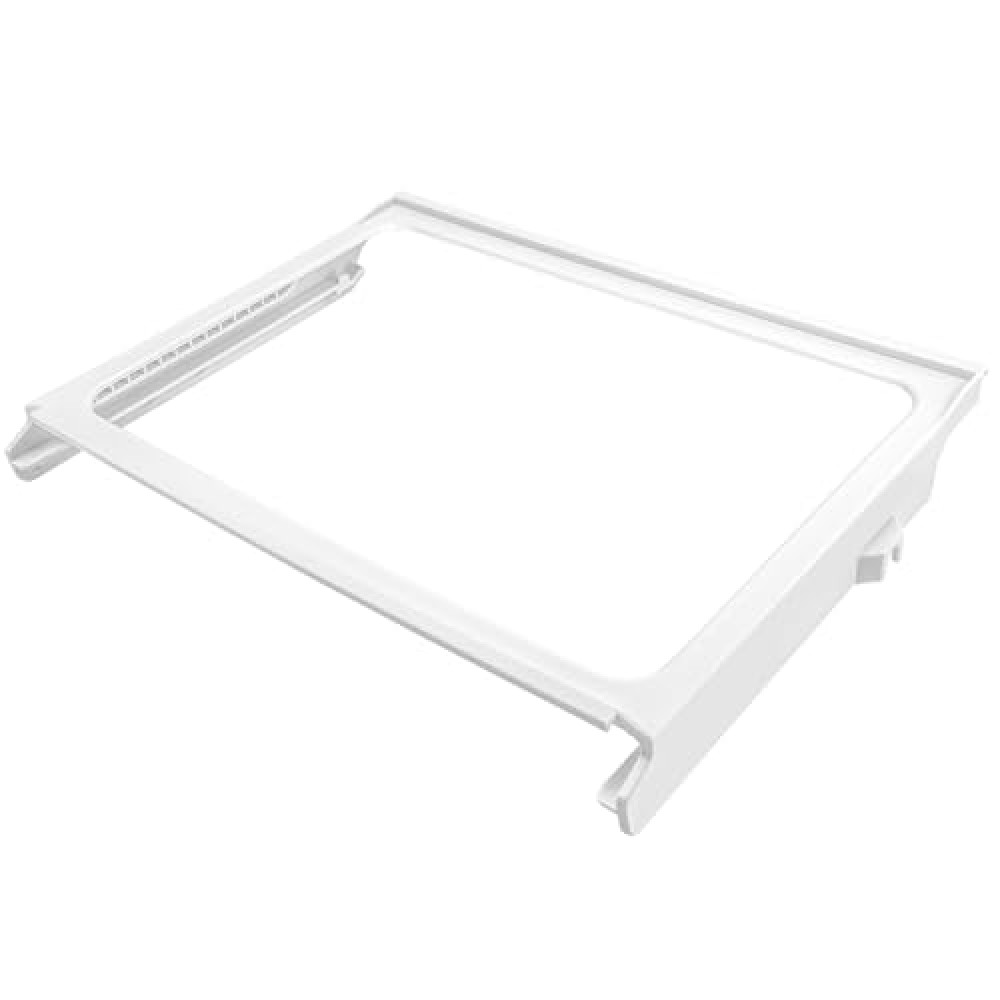 W11368751, W10905531 Refrigerator Shelf Frame Compatible with whirlpool, kenmore, amana, maytag and ikea (some models), Crisper Drawer Cover Frame Replacement: W10904001, AP6888387, 4929301 etc