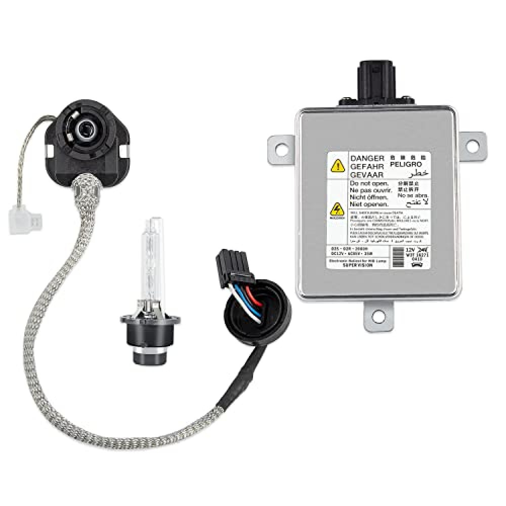 W3T19371 Xenon HID Headlight Ballast Compatible with Acura TL TSX ZDX MDX RDX ILX Honda Accord Odyssey Mazda 3 5 CX-5 Mitsubishi Lancer with Igniter D2S Bulb Replaces W3T16271 W3T15671