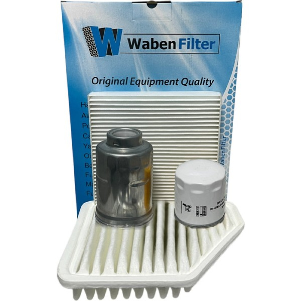 Waben Toyota Corolla 1.4 D-4d 2007-2009 4'lü Filtre Bakım Seti Oto Filtre Grubu Fiyatı