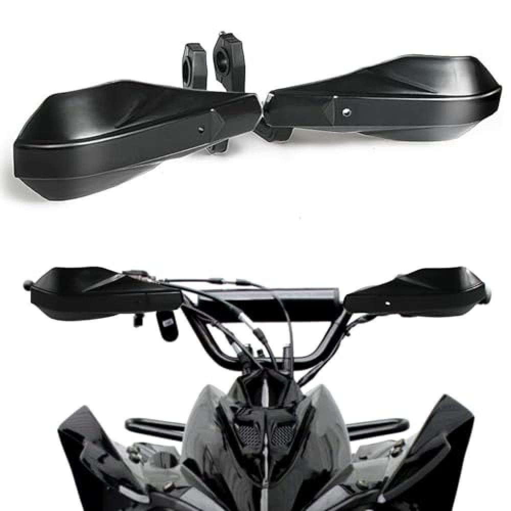 Wacece 7/8" and 1 1/8" Hand Guards Handguards Universal for ATV Raptor Grizzly 110 250 350 660 700 YFZ450 TRX 250X 300EX 350 400EX LTZ400 KLX CRF SSR TTR 110 125 TaoTao Coolster Dirt Pit Bike Black