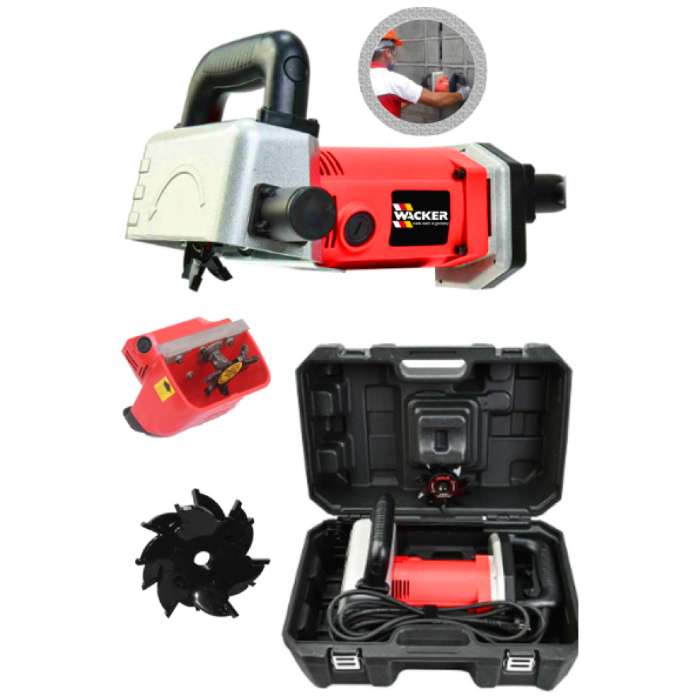 Wacker Pro Alman N9200 Tam Professionel Kanal Acma Makinasi Agir Santiye Kullanimina Uygun Bakir Motor Kanal Açma Makinesi Fiyatı