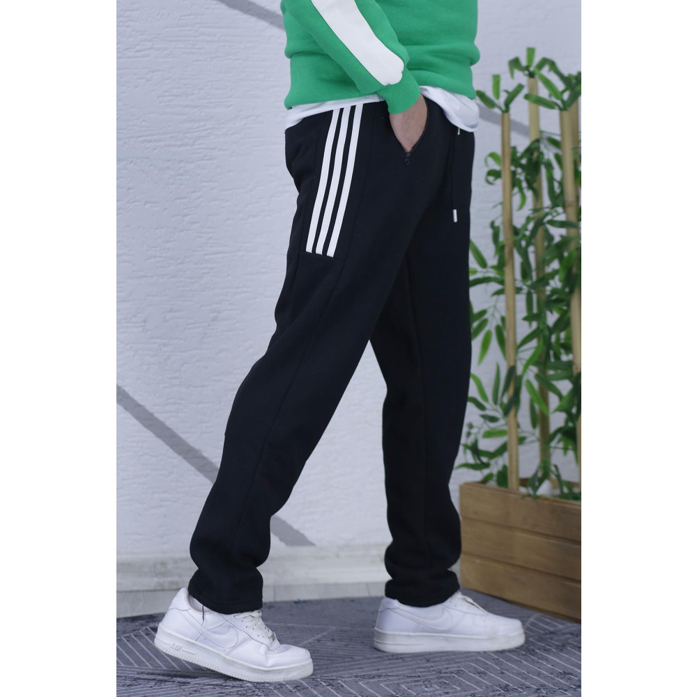 WAFRA Erkek Şardonlu Üç İplik Düz Paça Yarım Şeritli Eşofman Altı XL Beden Kadın Eşofman Fiyatı