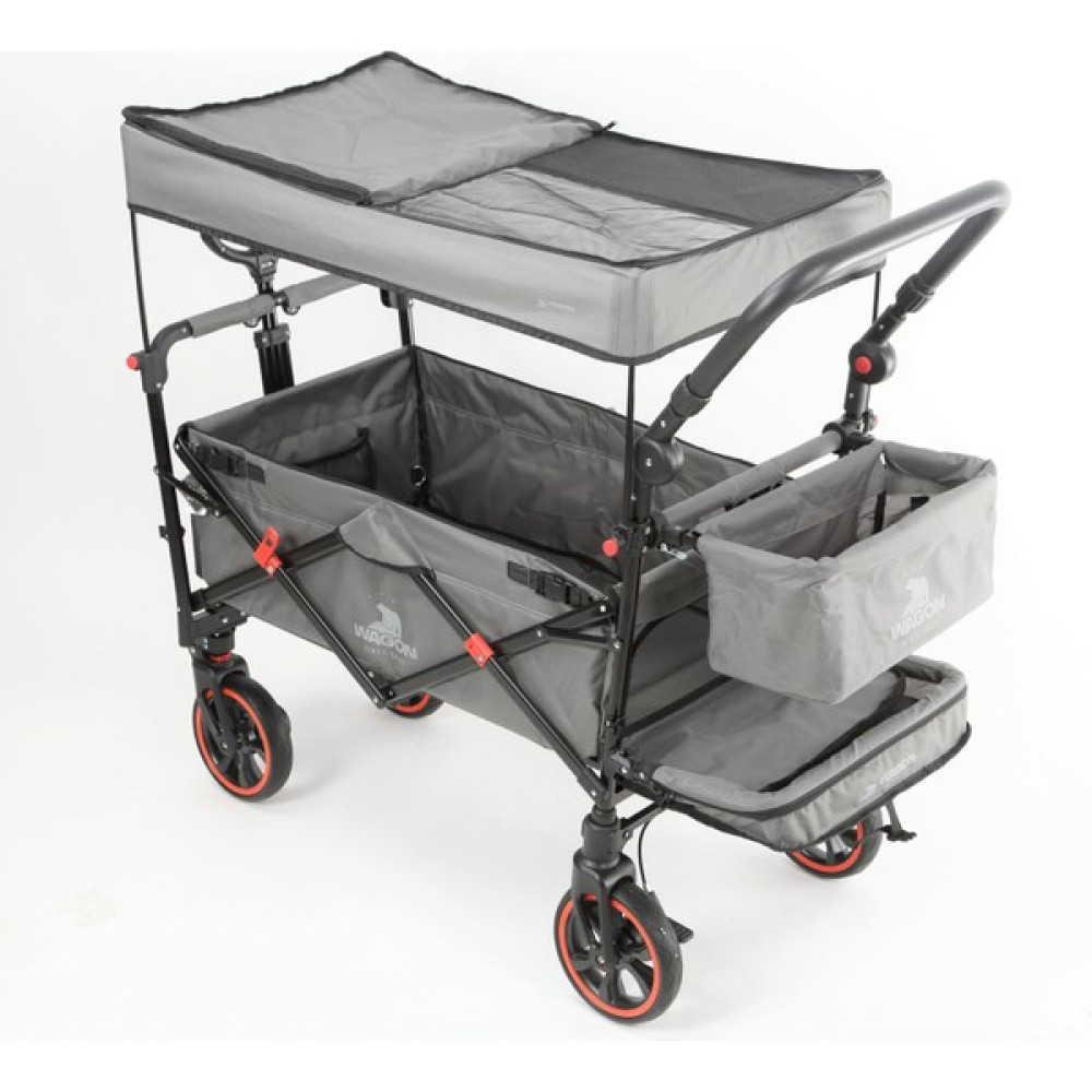 Wagon.Drive PREMIUM Bebek arabasi, ikiz arabasi - Gri Bebek Arabası-Puset Aksesuarları Fiyatı