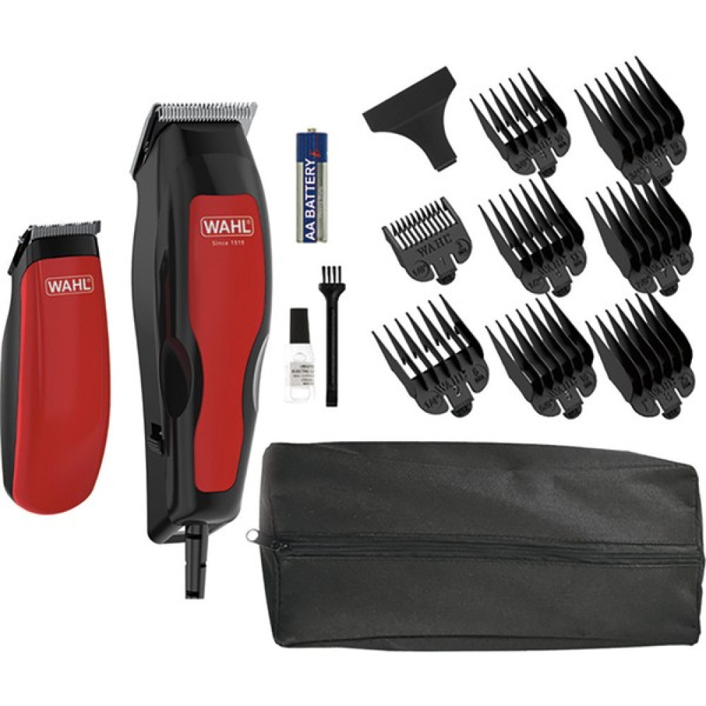 Wahl 1395 Homepro 100 Combo Kablolu Saç Kesme Makinesi + Mini Düzeltici - Kırmızı Tıraş Makineleri Fiyatı