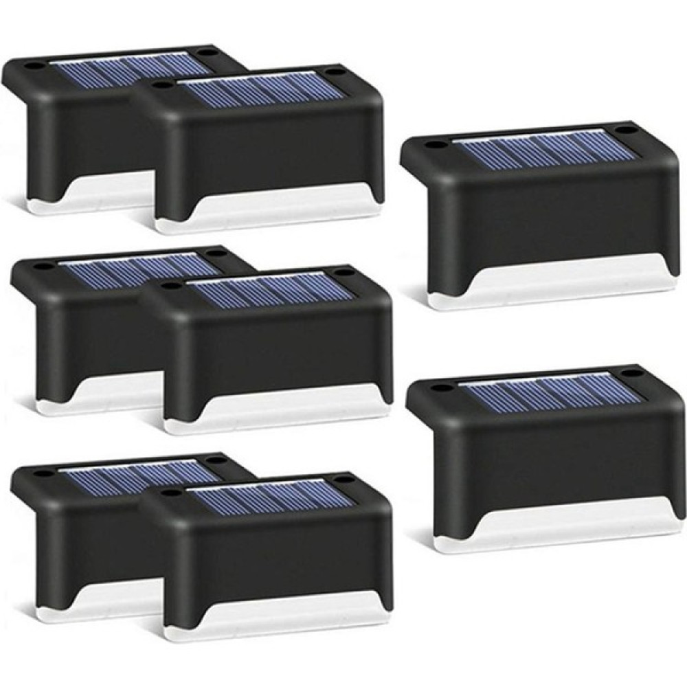 Waige Ersono 8 Adet LED Güneş Işığı Açık Su Geçirmez Duvar Lambası Bahçe Peyzaj Adım Merdiven Güverte Işık Balkon Çit Güneş Işığı (Yurt Dışından) - Siyah Oto Boyaları Fiyatı