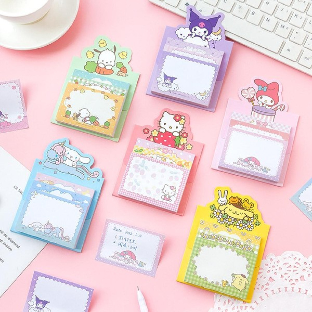 Waige Kawaii Kuromi Benim Cinnamoroll Melodi 8cm x 8cm Dıy El Yapımı Not Defteri Sanrio Sevimli Anime Kız Kalp Ziyaretçi Defteri Öğrenci Dizüstü Bi... Alet Çantası & Dolabı Fiyatı