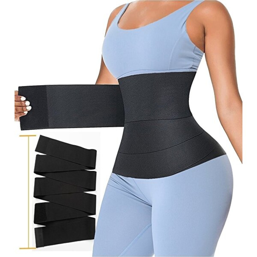 Waist Trainer Tummy Wrap Inceltici Zayiflatıcı Bele Dolamalı Kum Saati Görünümü 4m Sarmal Bel Korsesi Fitness Kondisyon Aksesuarları Fiyatı