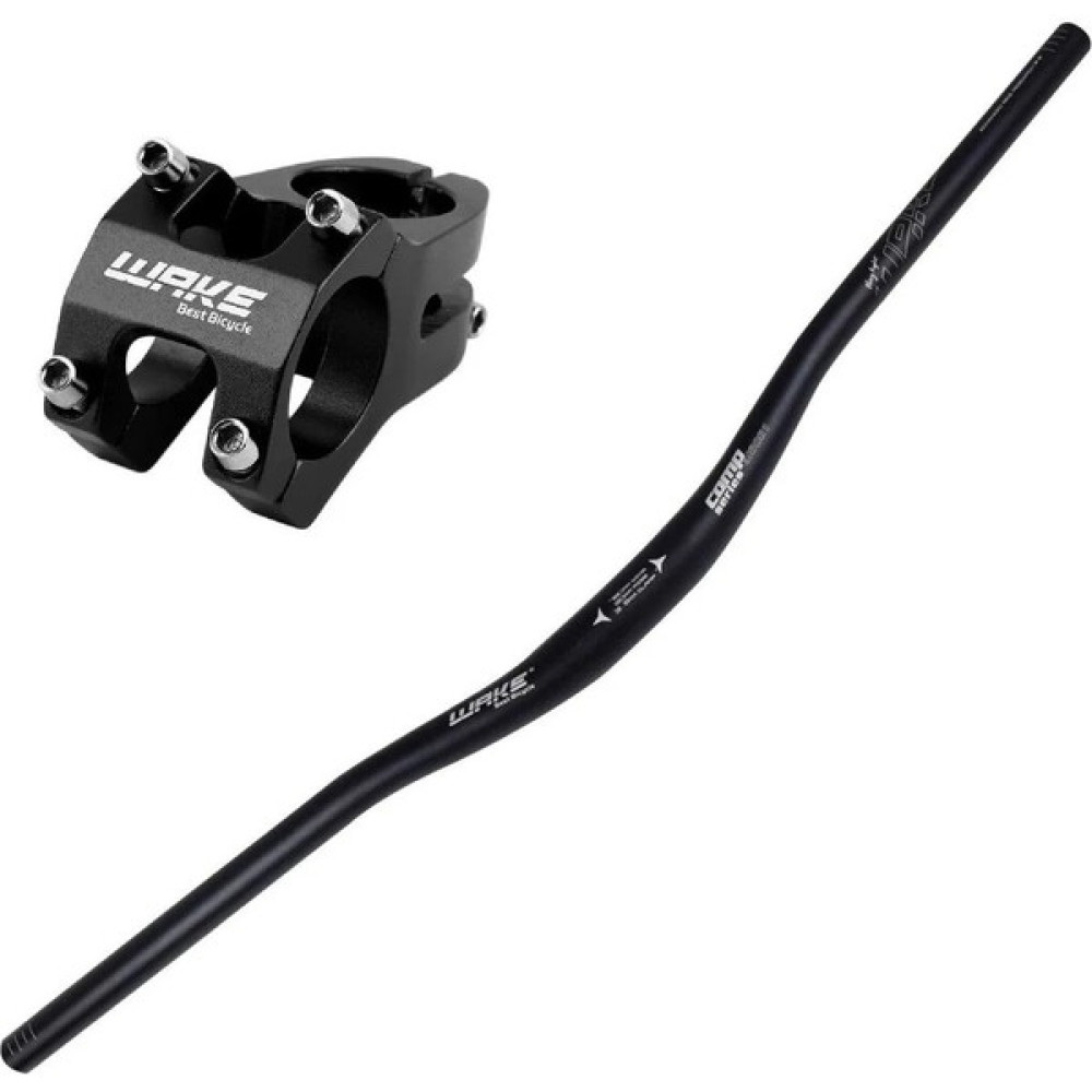 Wake Alüminyum Siyah 31.8 780MM Riser Mtb Gidonu + Gidon Boğazı Seti Bisiklet Aksesuarları Fiyatı