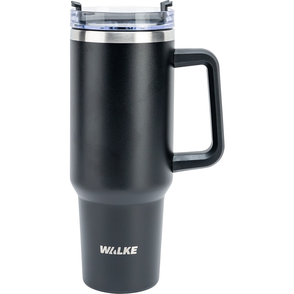 Walke Luxury Pipetli Bardak Termos 1.2 Litre Çelik Malzeme ile Uzun Süre Sıcak ve Soğuk Tutma - 1,2 lt - Siyah Fincan / Bardak / Kahve Takımı Fiyatı